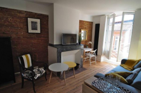 STUDIO BRICK AND WOOD - HYPERCENTRE - TV - WIFI